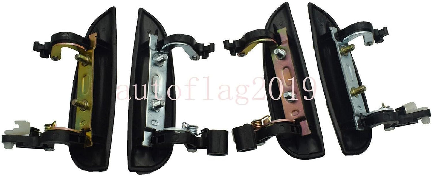 ya 2 8.15 Exterior Door Handle 4 Piece Set FL FR RL RR for 2003-2005 for Kia Rio 82650FD010