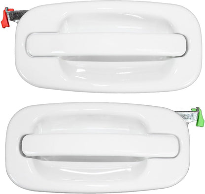 ya 10 9.16 baidi Exterior Olympic White Painted Door Handle Set for 99-07 for Silverado 19356468 4X