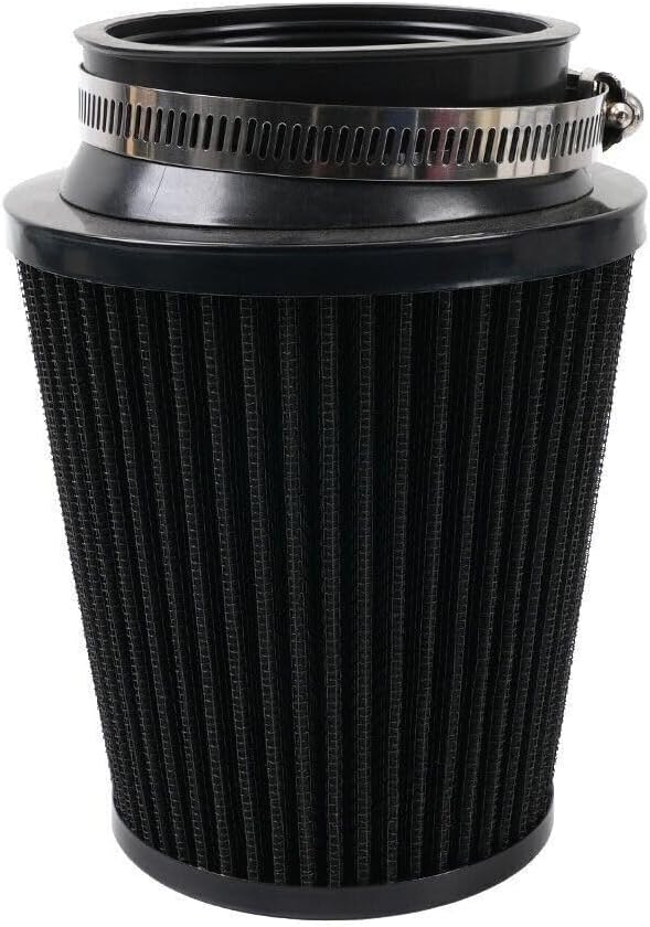 ya 13 9.15 baidi 3IN 76mm High Flow Inlet Dry Air Filter Cold Air Intake Cone Replacement Black
