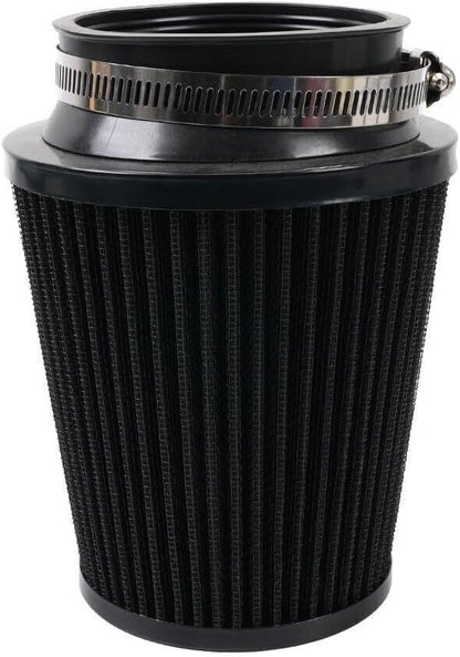 ya 13 9.15 baidi 3IN 76mm High Flow Inlet Dry Air Filter Cold Air Intake Cone Replacement Black
