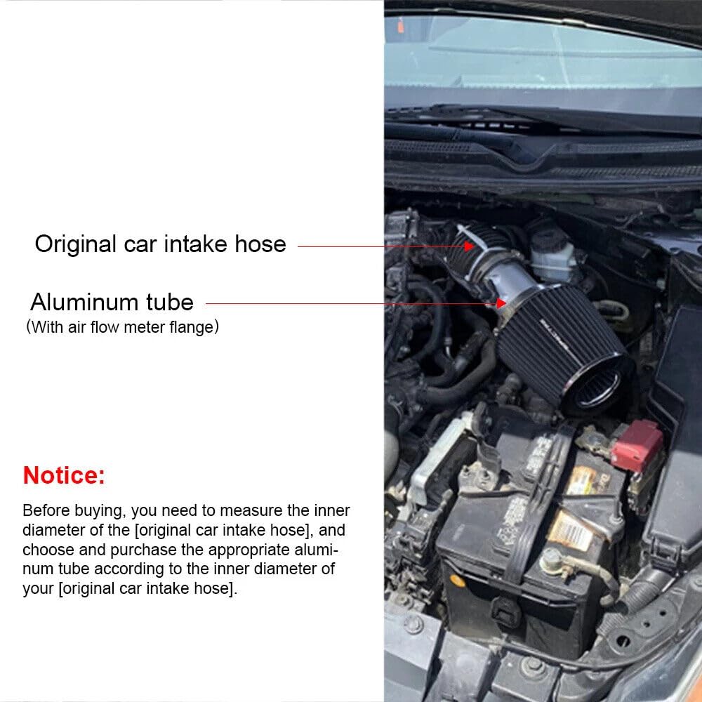 ya 2 8.15 3'' 76mm Air Flow Sensor Mount Adapter Intake Meter Mount Base for Nissan for Honda