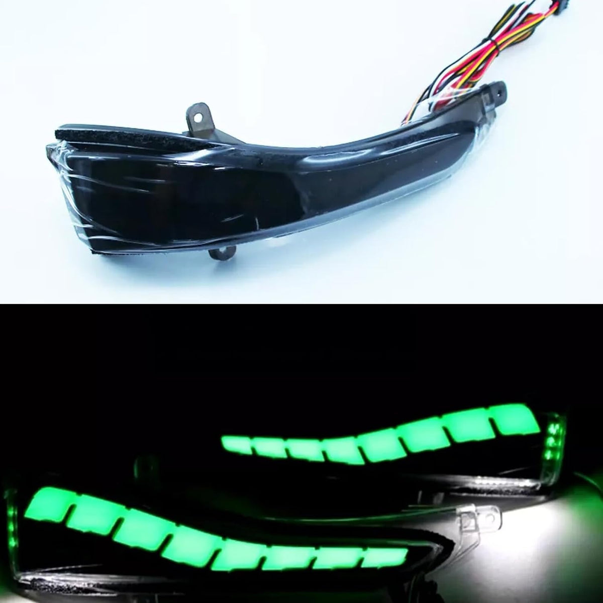 ya 10 9.16 zhengce RGB LED Mirror Sequential Signal Lights and Fog Lights for Infiniti Q50 Q60