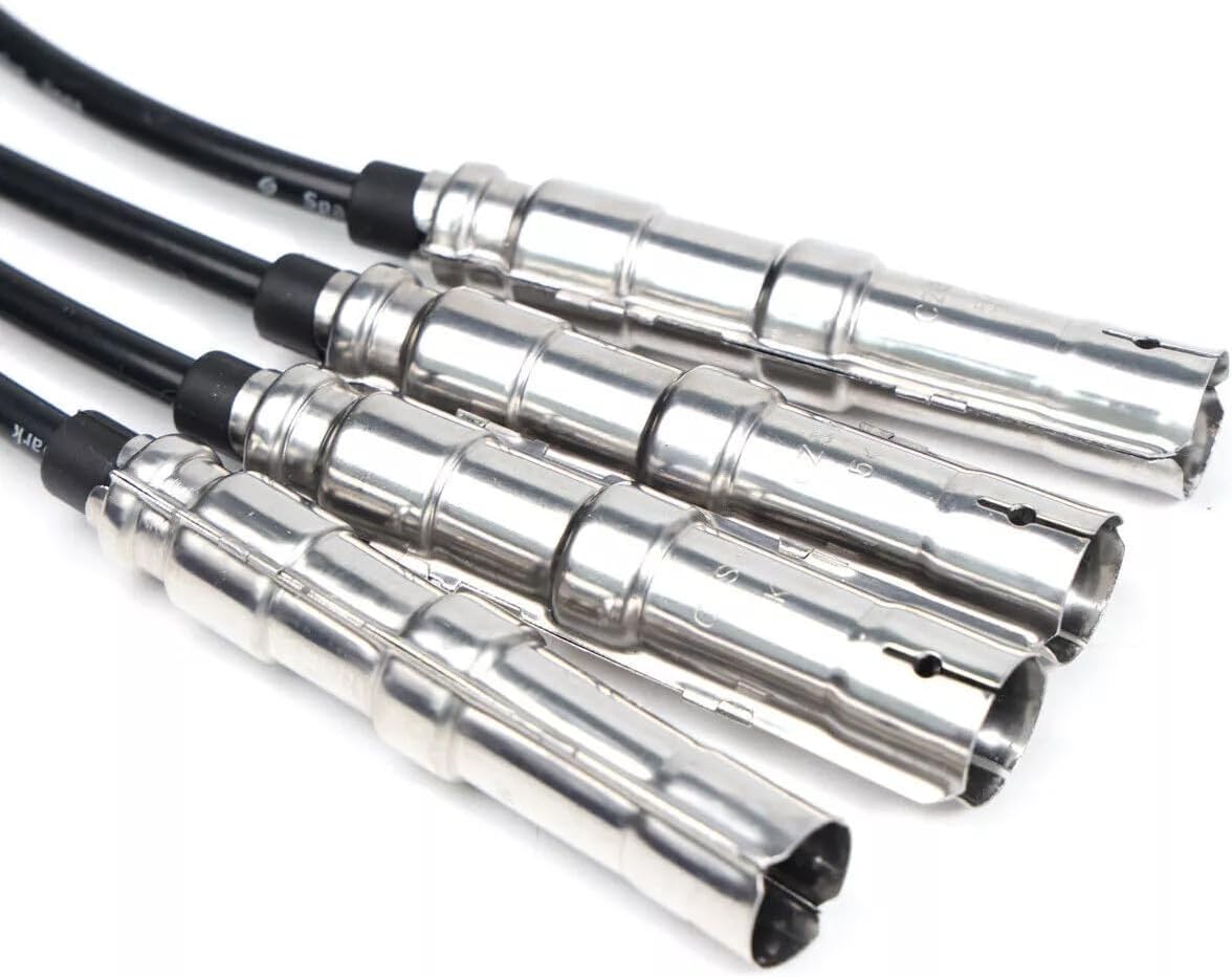 ya 7 8.24 baidi 4X Spark Plug Wires Ignition Cable 06A905430AH for VW for JETTA for Passat New
