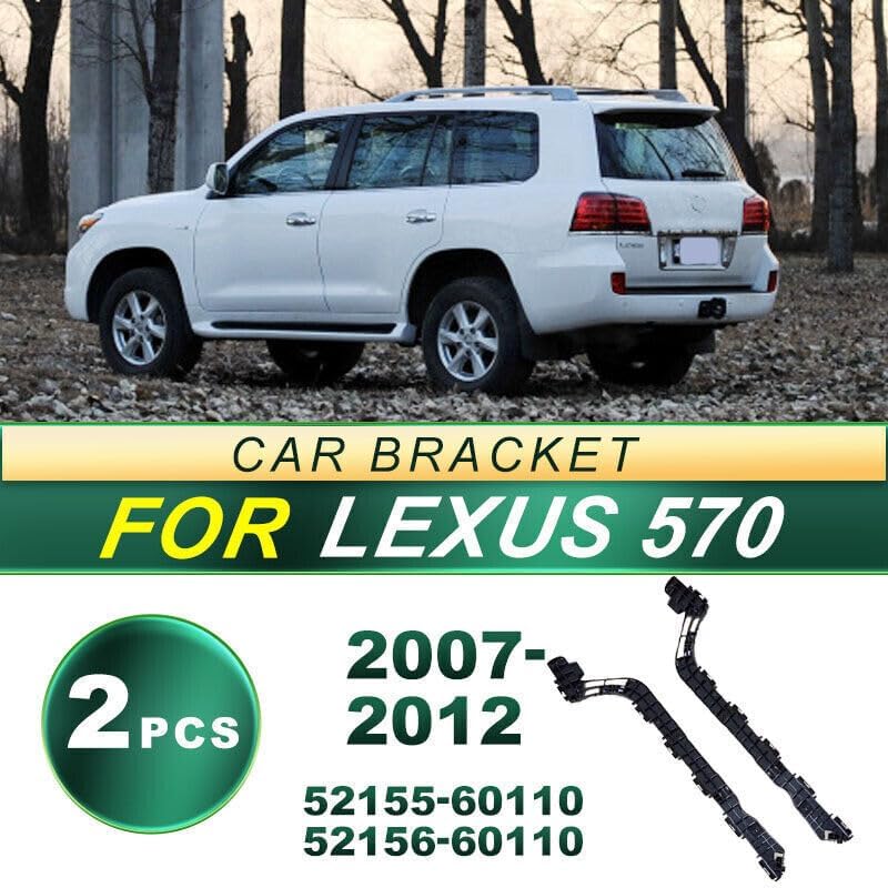 ya 5 8.10 2PCS Left and Right Rear Bumper Bracket Support for 2013 for Lexus LX570 2014 2015