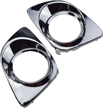 ya 4 8.10 521270T010 Chrome fog lamp decoration protective cover left and right for Toyota Venza