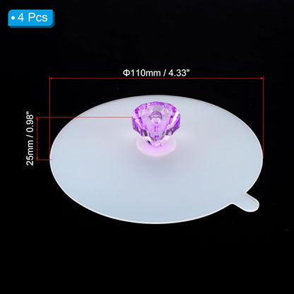 ya 14 9.20 baidi Silicone Cup Lids for Drinks, 4Pcs 4.3 Airtight Suction Seal Mug Cup Cover Cap-1