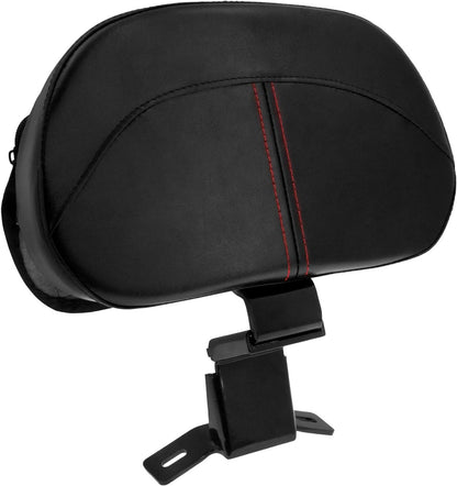 ya 6 8.24 baidi Front Driver Backrest Pad w/Red Cut for Harley Touring Road Electra Glide 09-23