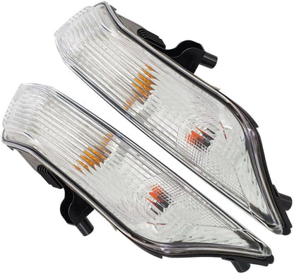 ya 2 8.15 1 pair of front turn signal corner lights with bulbs suitable for 2015-2017 for Ford Mustang