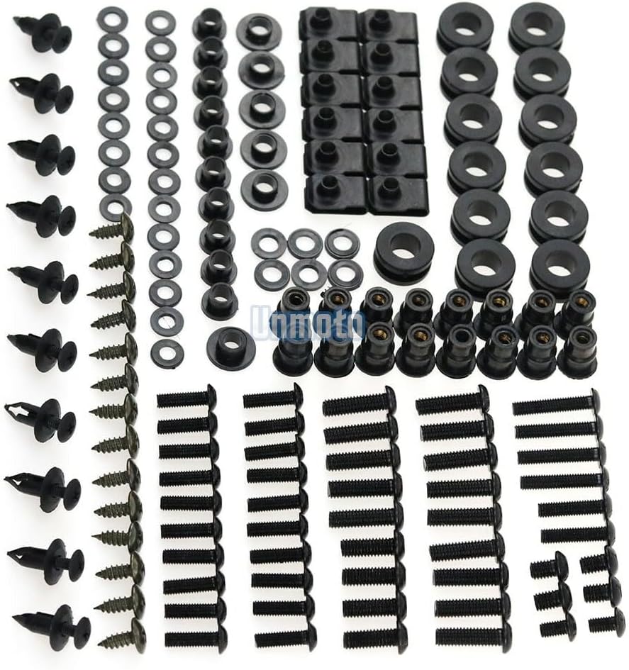 ya 23 10.7 baidi Black Fairing Bolt Kit body screws Clips for Honda CBR600RR 2009-2010