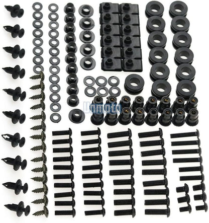 ya 23 10.7 baidi Black Fairing Bolt Kit body screws Clips for Honda CBR600RR 2009-2010