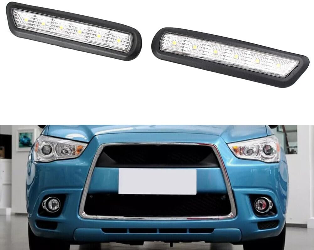 ya 4 8.8 Fog DRL LED Daytime Running Lights for Mitsubishi Asx Outlander Sport DRL 10-12