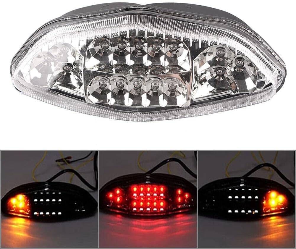 ya 10 9.16 zhengce LED Tail Light Brake Turn Signal Lamp for Suzuki DL650 V-Strom 2004-2009 Cl