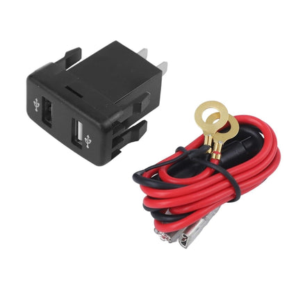 ya 23 10.7 baidi Car Interior Dual USB Phone for Charger Parts for for Toyota Hilux 2005-2014 Accessories