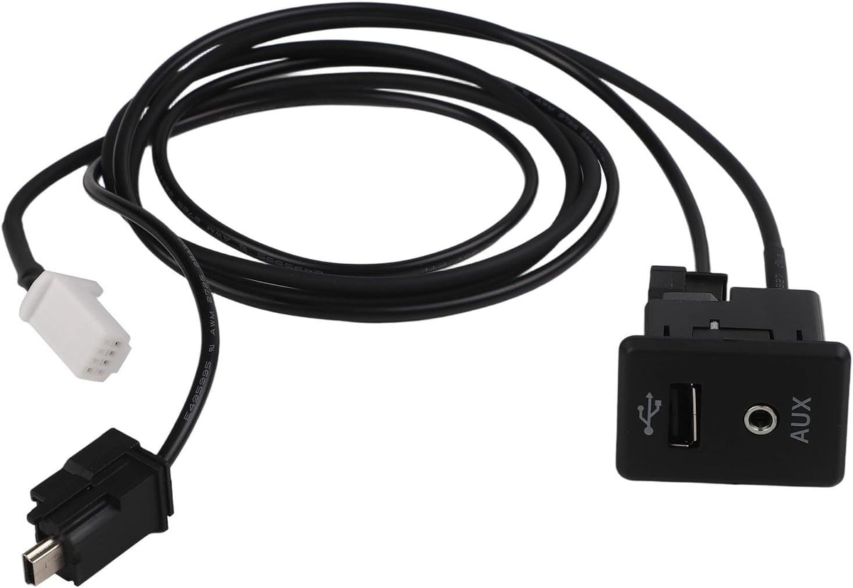 ya 23 10.7 baidi 28023-4BA0B for for Nissan 2013-2019 Auxiliary AUX Stereo Adaptor for Audio Socket+Cable