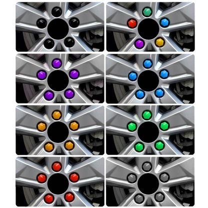 ya 10 9.16 baidi 20pcs 21mm Car Auto Wheel Nut Lug Cover Hub Screw Caps Bolt Rims Tire with Tool