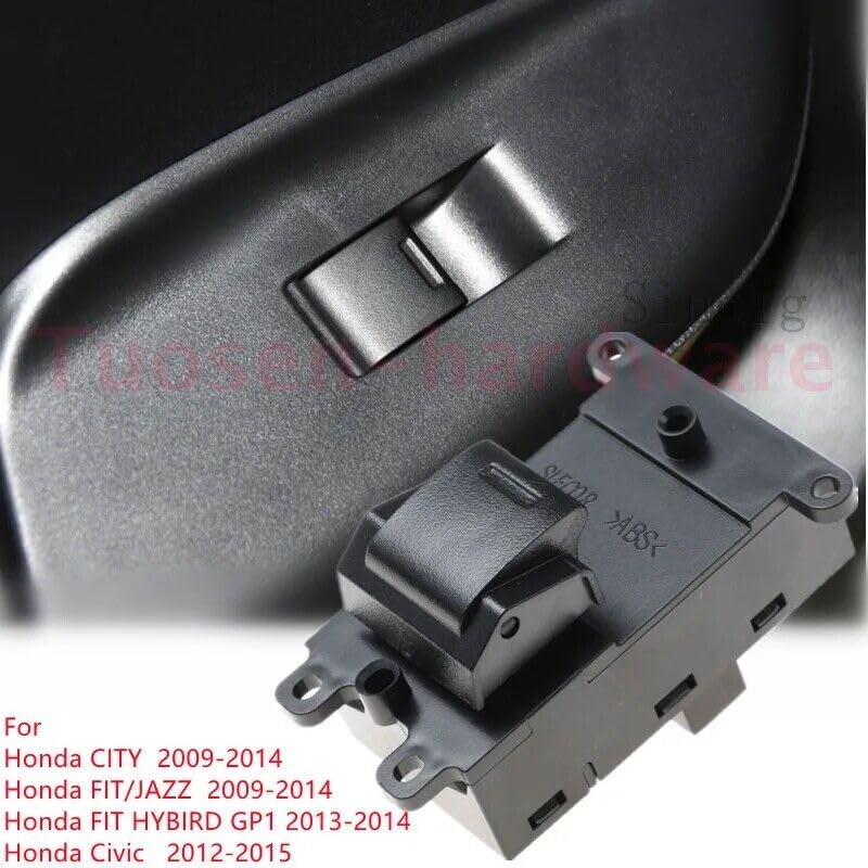ya 4 8.14 New Power Window Switch Rear Left/Right for 2009-2014 Honda Fits 35760-TF0-003