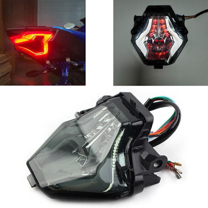 ya 4 8.8.2 LED Brake Tail Light Turn Signal White for Yamaha YZF R3 R25 / MT-07 FZ07 MT-03