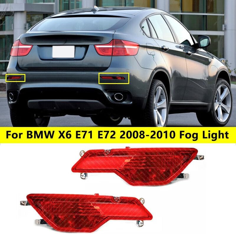 ya 4 8.24 baidi for BMW X6 E71 E72 2008-2010 1 pair of rear bumper fog light reflectors 