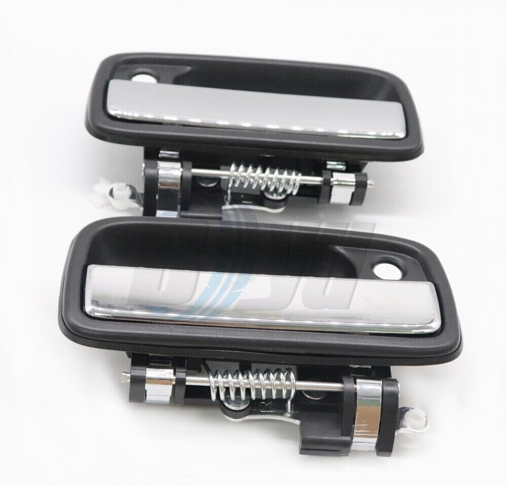 ya 10 9.16 baidi Pair Door Handle 2X Black LH & Right Outer for Tacoma Pickup Truck 95-04-