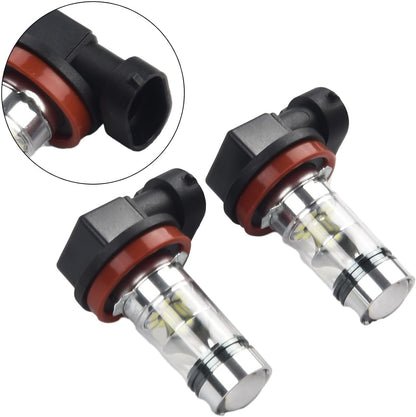 ya 4 8.8 High 10000k -6500k 2x driving H11 LED chip H8 white 2323 lamp 60w fog light 