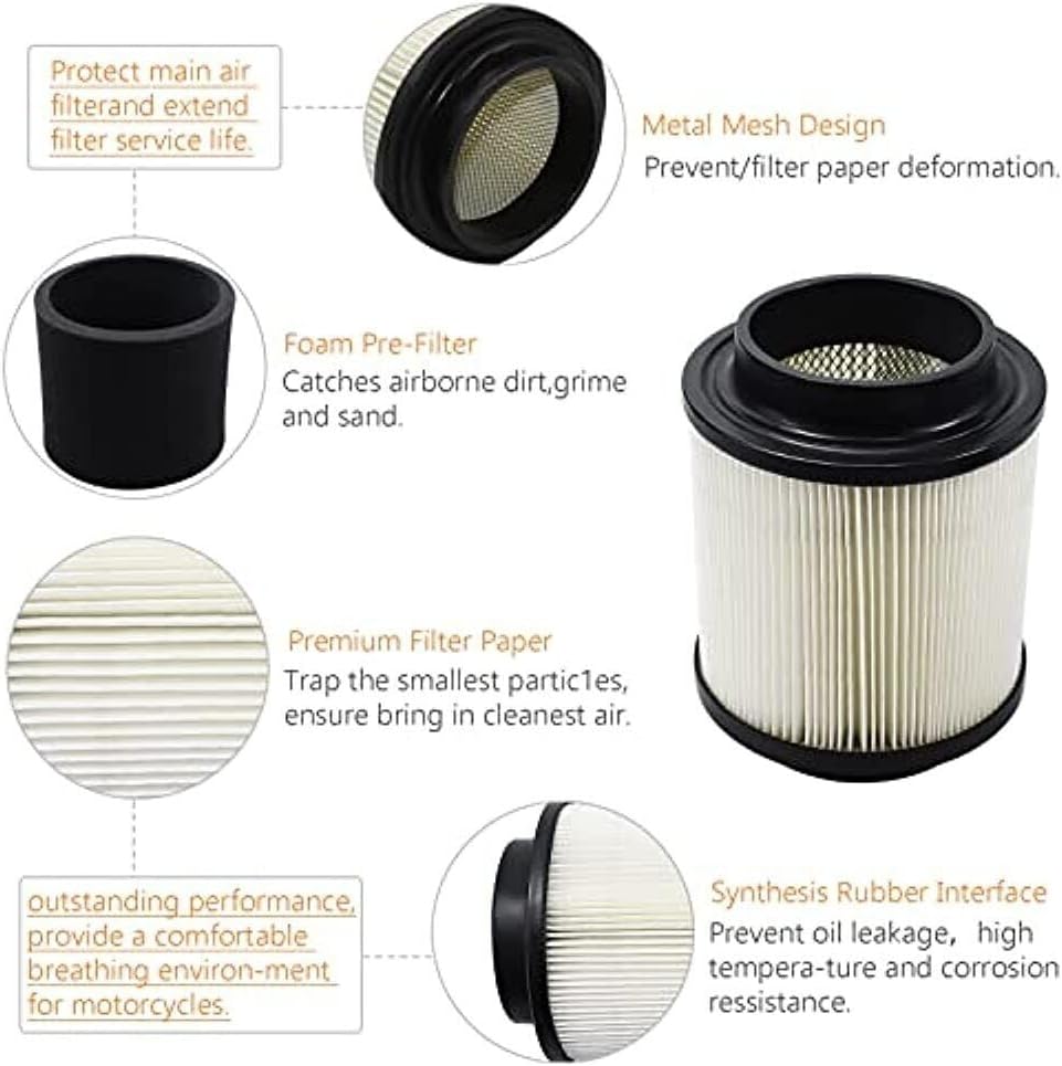 ya 23 10.7 baidi 0452306 1253355 Air Filter for Hawkeye 300 2006-2011 Xplorer 250 400L 2001-2002