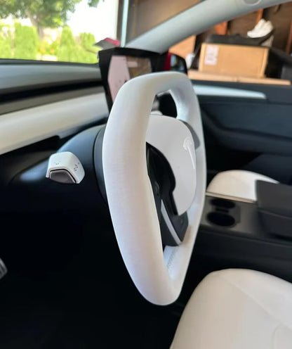 ya 16 10.20 baidi The latest Cybertruck steering wheel handle is compatible with Model Y 3.