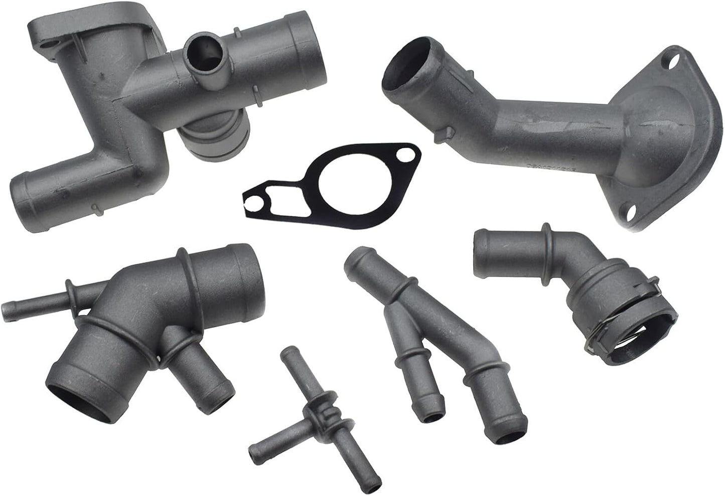 ya 2 8.15 Aluminum engine coolant flange pipe set of 6 pieces suitable for VW for Golf for JETTA CC