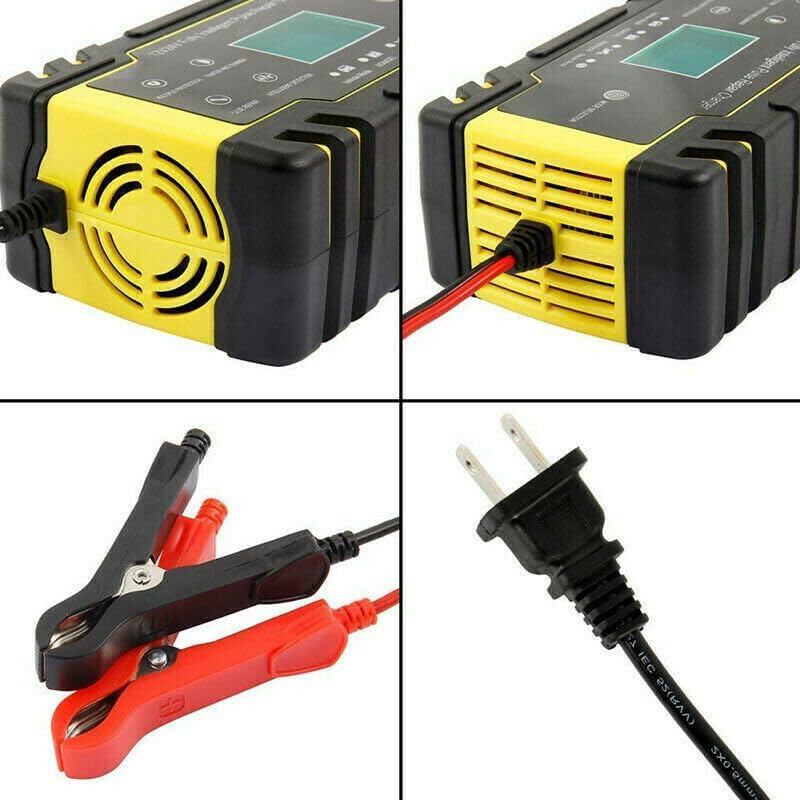 ya 6 8.24 baidi Fully Automatic car Battery for Charger Power Pulse Repair Digital LCD Display Tool 
