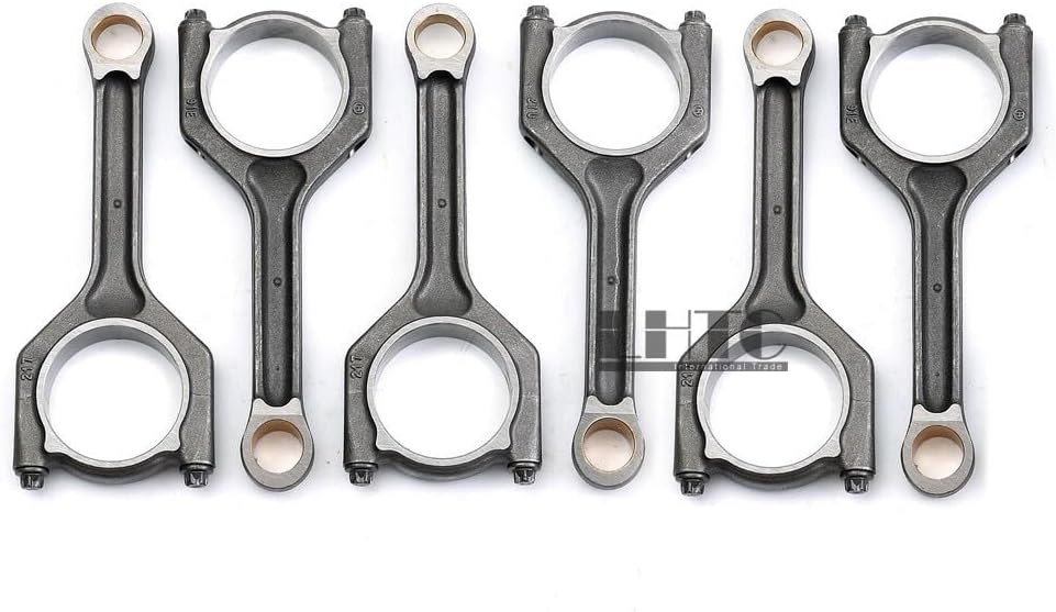 ya 11 9.14 baidi6pcs Connecting Rods Con rods ¦µ20mm for BMW 128i 330i 530i E60 E87 E90 N52 3.0