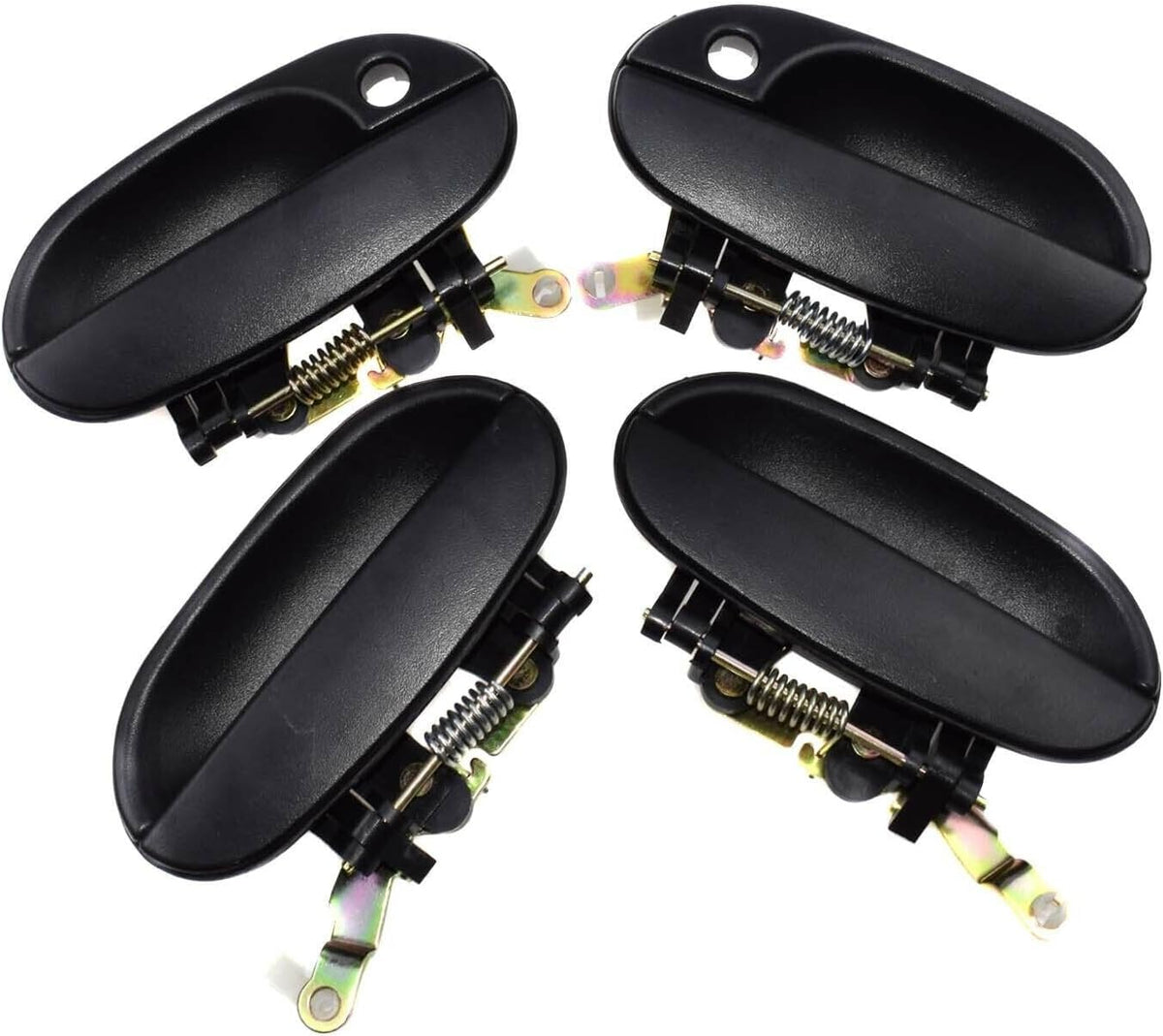 ya 4 8.8.2 Door Handle Outside Fits 1995-1999 for Hyundai Accent Front and Rear Left 4 Pieces 