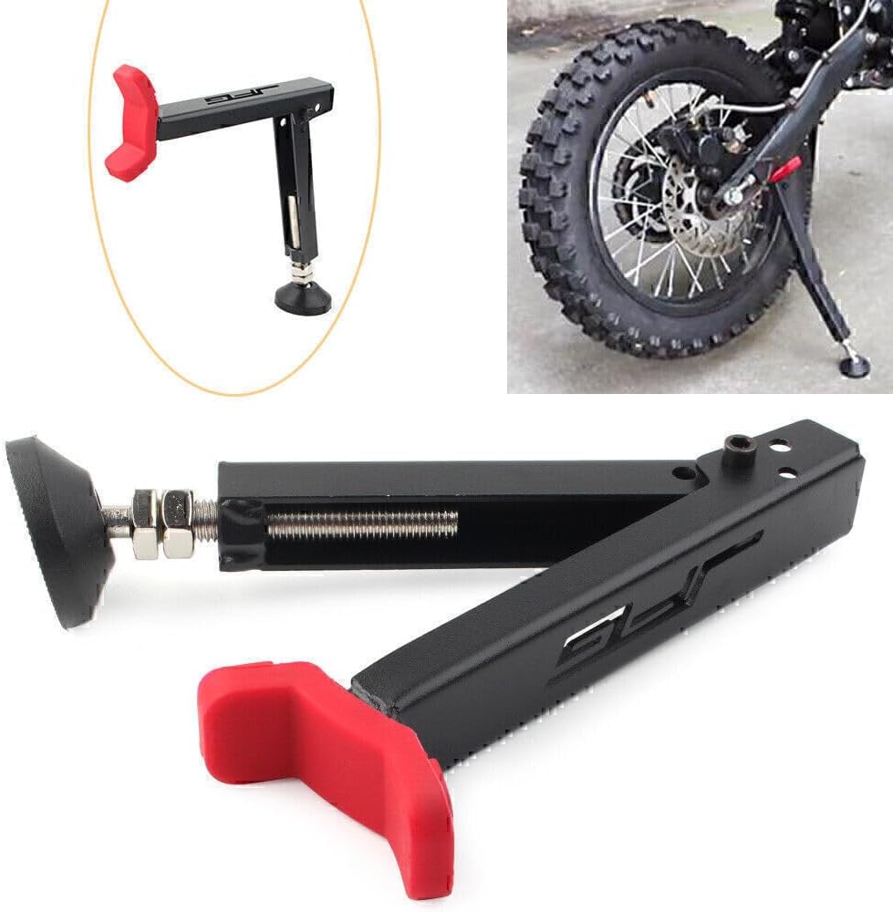 ya 2 8.15 Wheel Support Side Stand Swingarm Stand Dirt Pit Bike Repair Motorcycle Tool Red