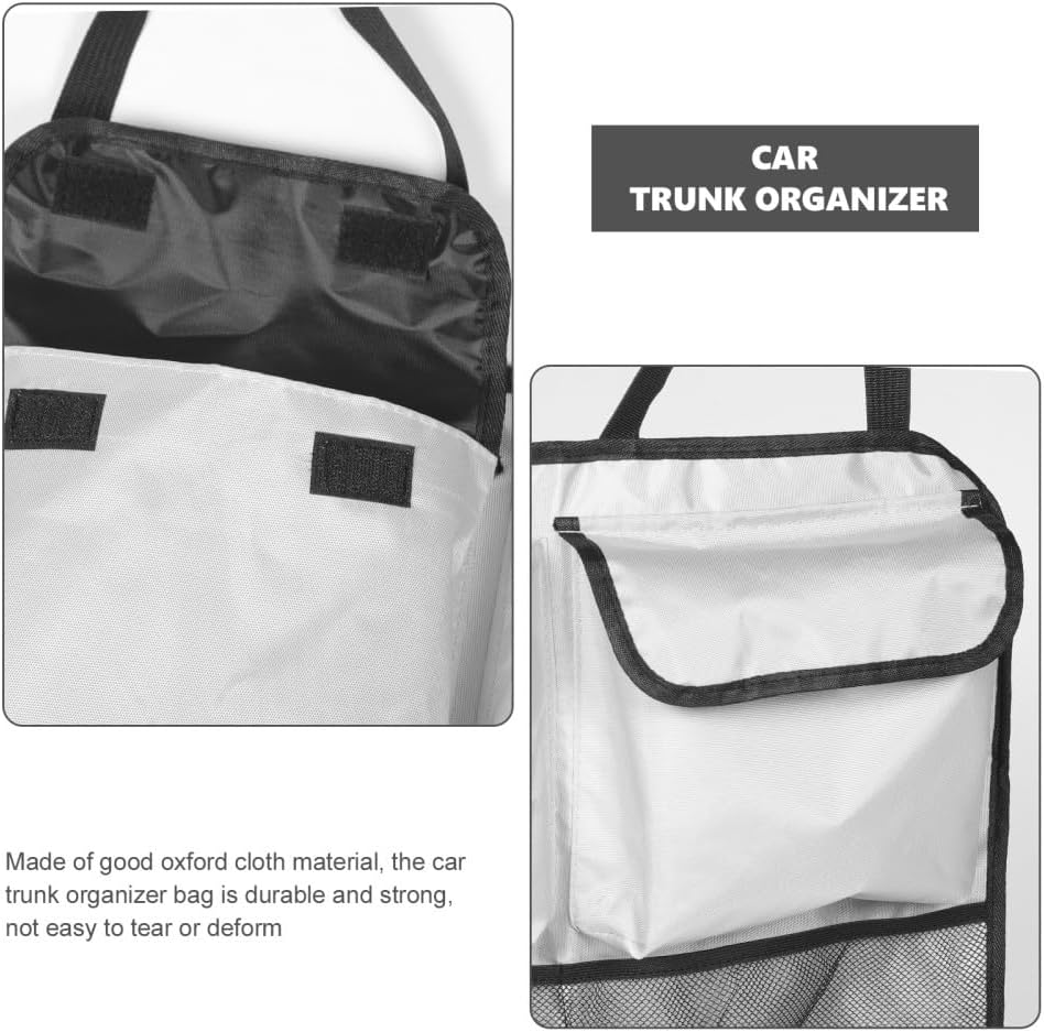 ya 2 8.15 Car Storage Box Hanging Trunk Bag Auto Organizer for SEAT Back Organizers for Women
