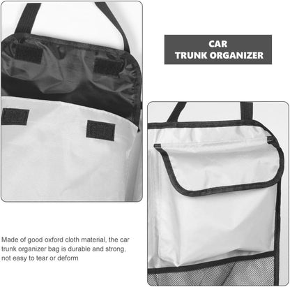 ya 2 8.15 Car Storage Box Hanging Trunk Bag Auto Organizer for SEAT Back Organizers for Women