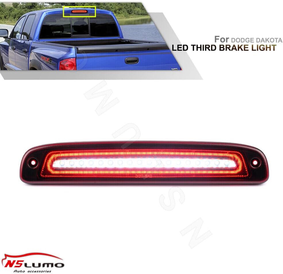 ya 7 8.24 baidi Red flashing light LED third tail brake light cargo light for 97-11 for Dodge Dakota for Ram 