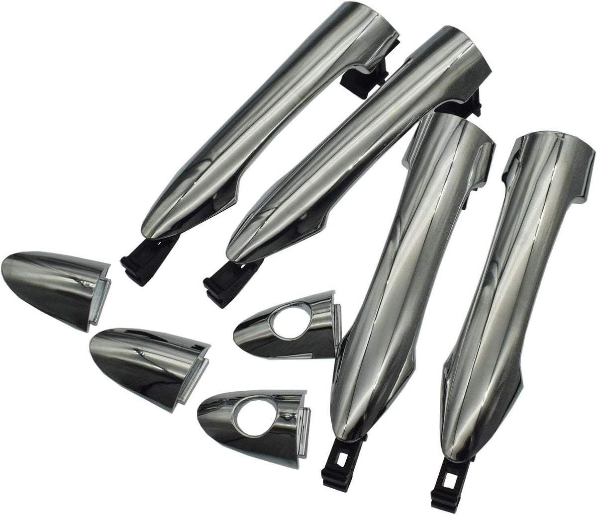 ya 10 9.16 baidi 4Pcs Chrome Door Outer Handles with Cap for Kia Picanto 2011-16 82651-1Y000