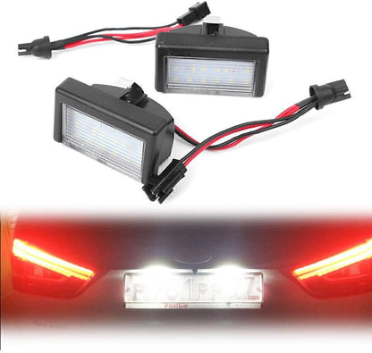 ya 13 9.15 baidi 2x Car White Error Free LED Number License Plate Light Fit Benz ML W164/X16