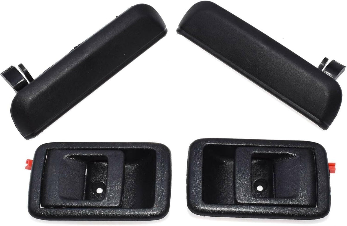 ya 4 8.8.2 4-Pack Exterior Interior Rear Left and Right Door Handle Set for 95-98 for Toyota Tercel