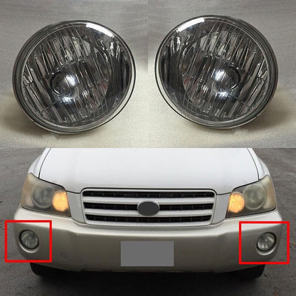 ya 13 9.15 baidi 1 pair front bumper driving fog lights fit for Toyota Highlander/Kluger 200