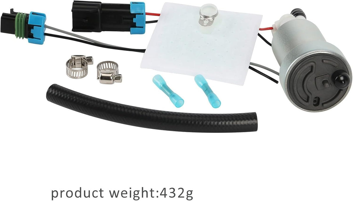 ya 27 10.13 baidi Fuel pump F90000285 525LPH + crimp connector mounting kit for TIO E85