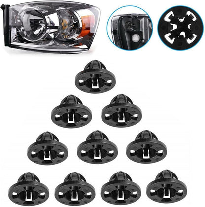ya 13 9.15 baidi 10 Pcs,For for Dodge- for Ram 07-13 1500/2500/3500,Tail Light Grommet-Retainer Mount Clip