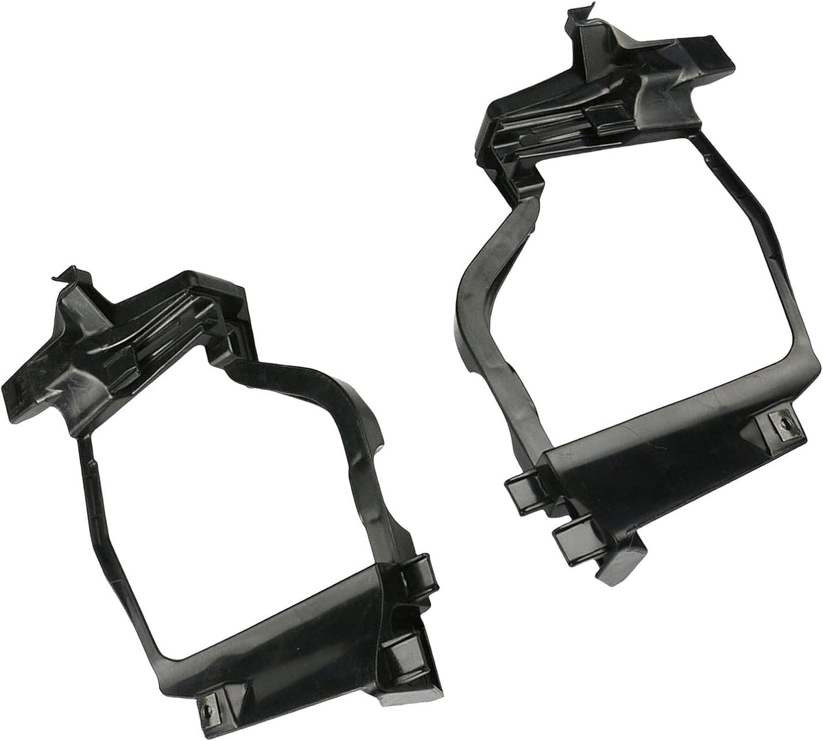 ya 9 10.24 Pair Left Right Headlight Mount Bracket for BMW E60 E61 5-Series 525i 528i 530i