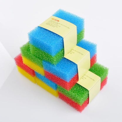 ya 14 9.20 baidi 10PCS Simulation Loofah Scouring Pad Kitchen Dishwashing Spon Cleaning Pad-1