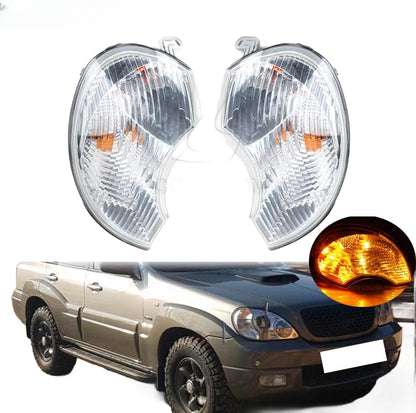 ya 9 10.24 FOR 2001-2006 for Hyundai TERRACAN Front Bumper Turn Signal Lamps Fog Lights LH&RH