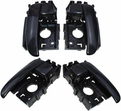 ya 4 8.8.2 4-Pack Interior Left and Right Door Handle Set for Hyundai for Elantra 2001-2006 Interior 