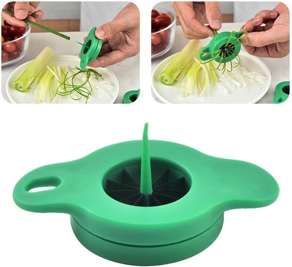 ya 14 9.20 baidi Kitchen Stainless Steel Scallion Spring Onion Vegetable Shredder Slicer Cutter-1