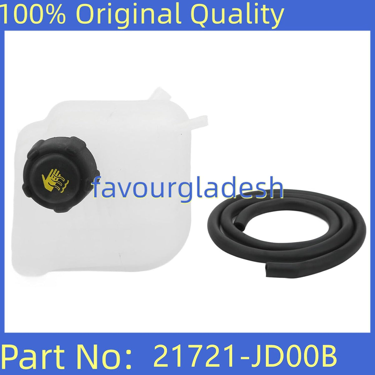 ya 10 9.16 baidi Engine coolant expansion tank overflow reservoir for Dualis J10 21721-JD00B