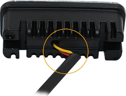 ya 4 8.14 2X Car Daytime Running Light LED White DRL Amber Turn Signal Front Fog Lamp 12V