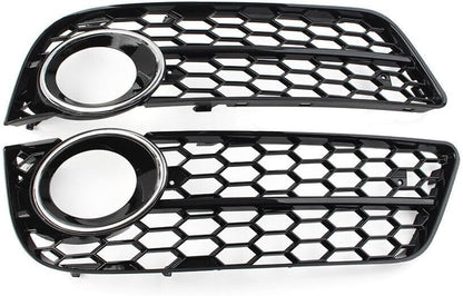 ya 2 8.15 Cellular network front bumper fog light grille protective cover suitable for Audi A5 2008-2011 2010