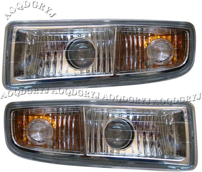 ya 4 8.24 baidi One pair of front bumper fog lights driving lights housing kit for Lexus LX470 1998-2002