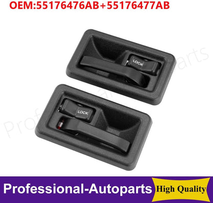 ya 10 9.16 baidi 1Pair Left+Right Inside Door Handles Interior for 1987-2004 for Jeep for Wrangler